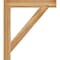 Ekena Millwork Traditional Block Rough Sawn Bracket, Western Red Cedar, 4"W x 30"D x 34"H BKT04X30X34TRA05RWR - alternate 3
